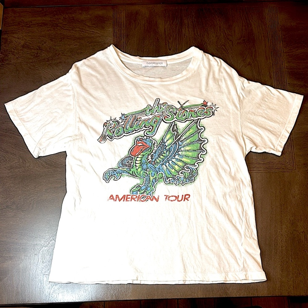 Daydreamer - White Rolling Stones American Tour T-Shirt